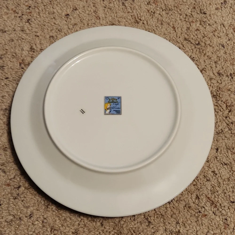 Alice in Wonderland Cafe Paul Cardew Set 2 Dinner Plates 2010 - Picture 5 of 6